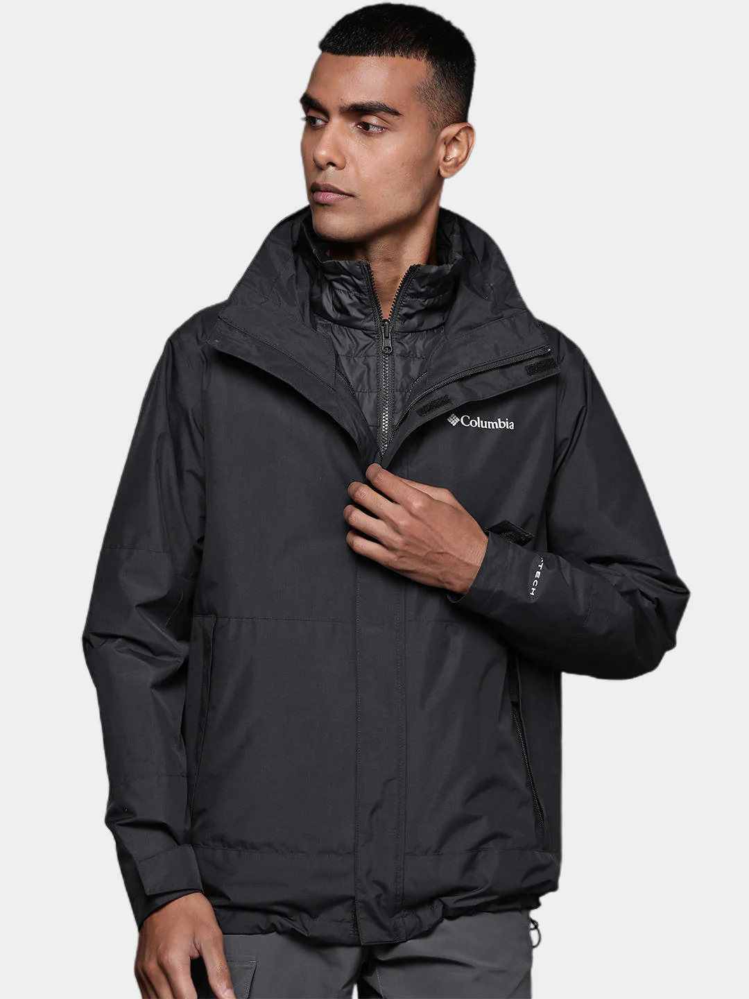Columbia Men Black Agate Alley Interchange Jacket - Image 12
