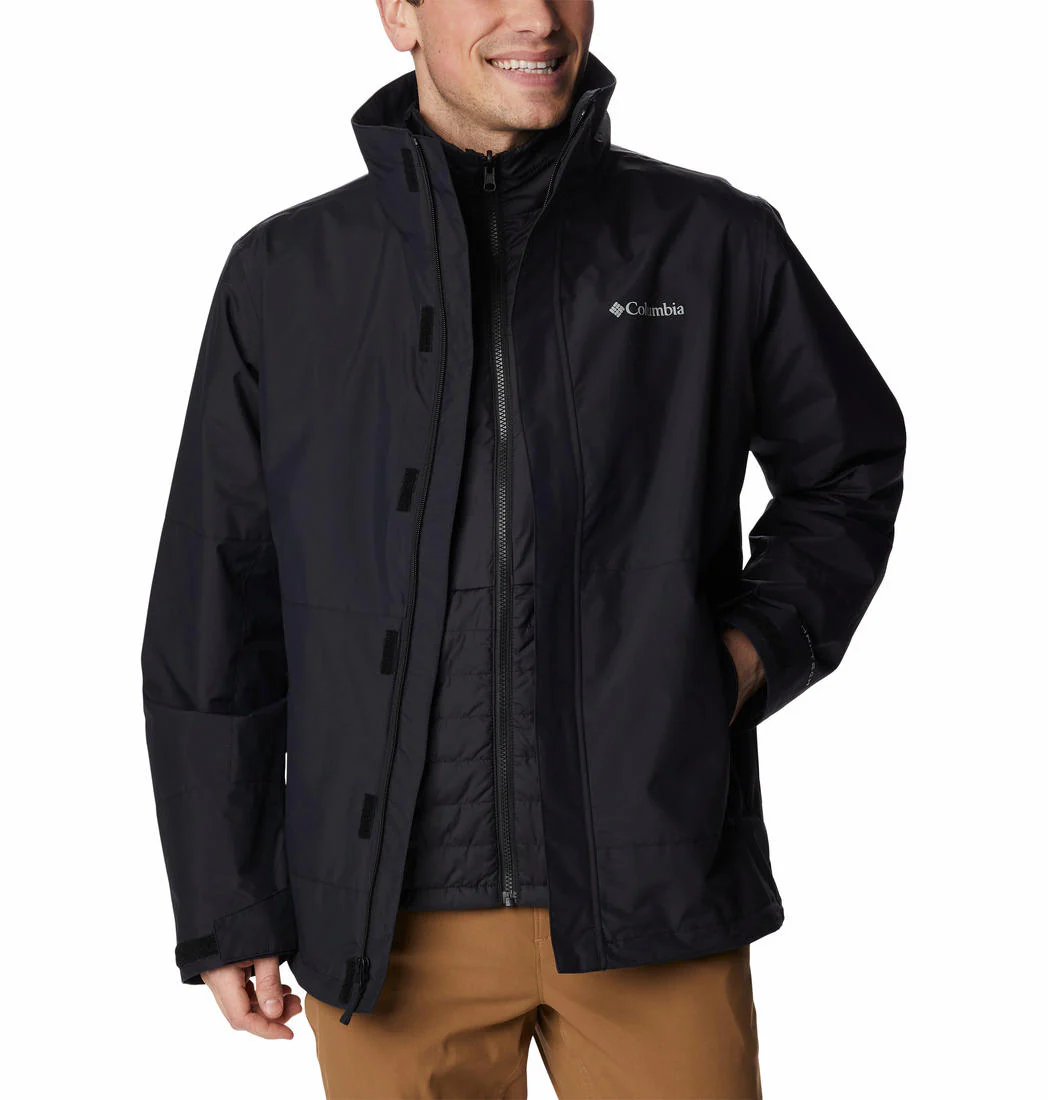 Columbia Men Black Agate Alley Interchange Jacket - Image 2