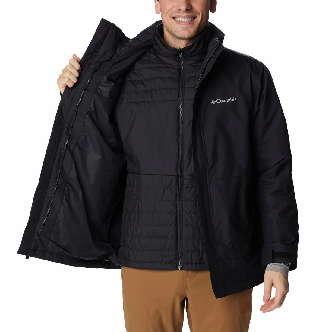 Columbia Men Black Agate Alley Interchange Jacket - Image 6