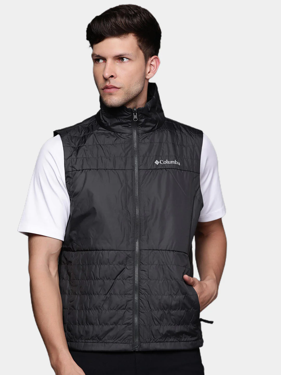 Columbia Men Green Agate Alley Interchange Jacket - Image 10