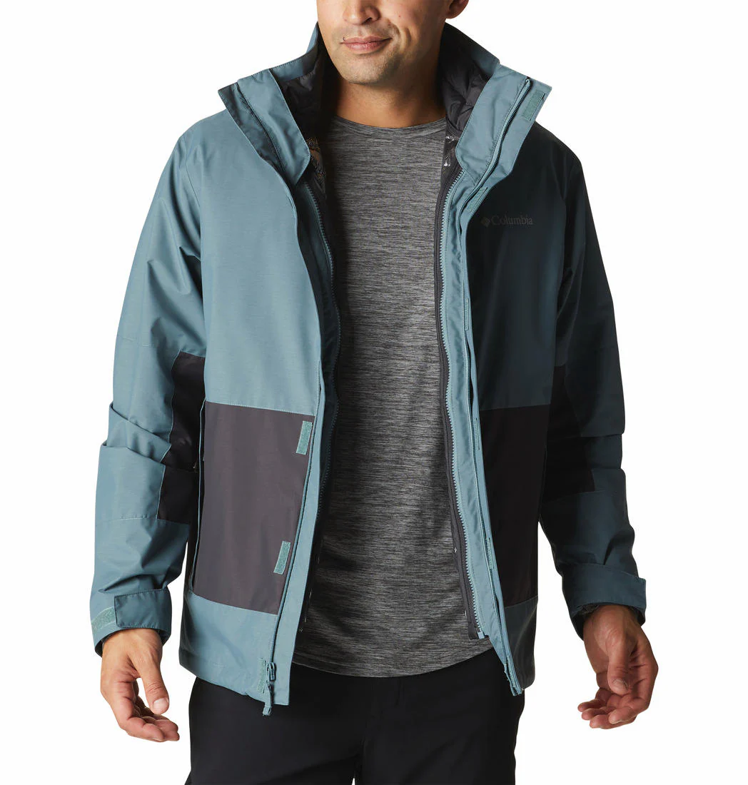 Columbia Men Green Agate Alley Interchange Jacket - Image 2