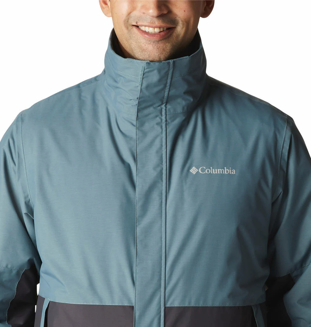 Columbia Men Green Agate Alley Interchange Jacket - Image 3