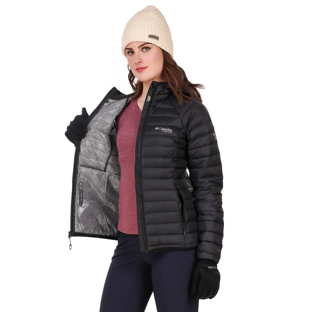 Columbia Women Black Alpha Trail Down Hooded Jacket - Image 5