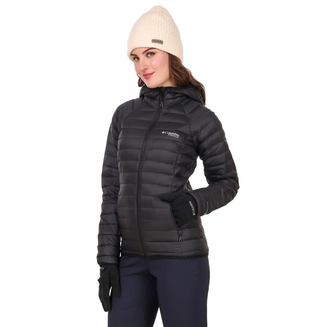 Columbia Women Black Alpha Trail Down Hooded Jacket - Image 7