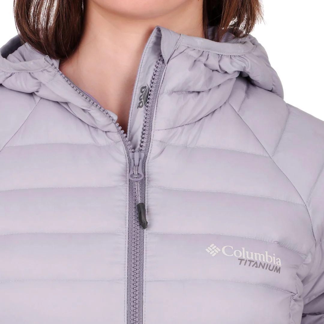 Columbia Women Purple Alpha Trail Down Hooded Jacket - Image 4