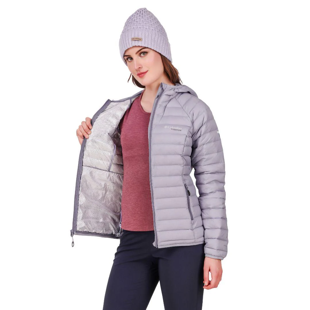 Columbia Women Purple Alpha Trail Down Hooded Jacket - Image 5