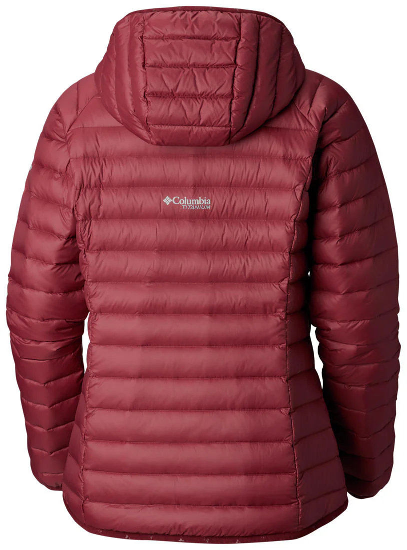 Columbia Women Red Alpha Trail Down Hooded Jacket - Image 2