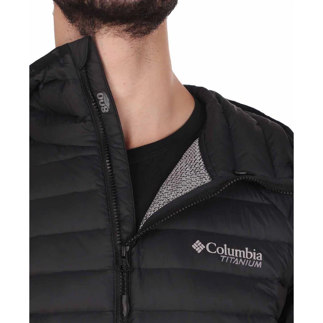 Columbia Men Black Alpha Trail Down Hooded Jacket - Image 4