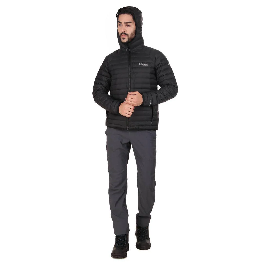 Columbia Men Black Alpha Trail Down Hooded Jacket - Image 5