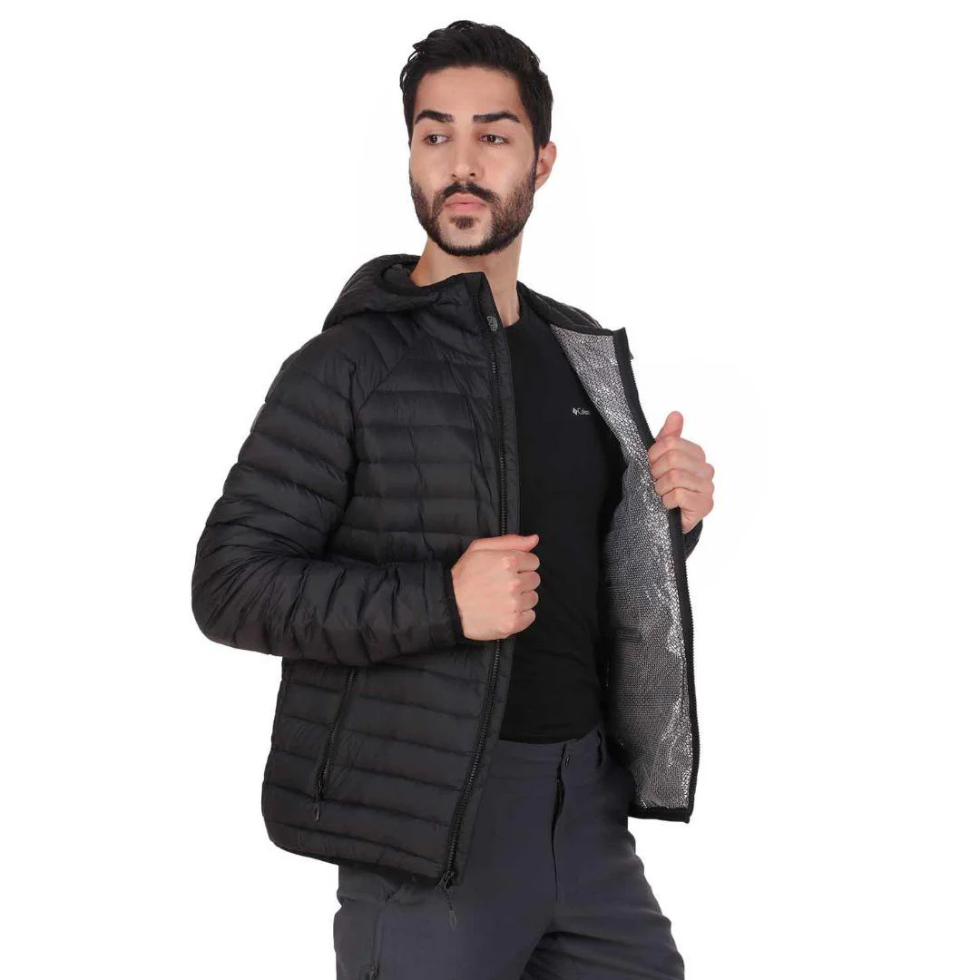 Columbia Men Black Alpha Trail Down Hooded Jacket - Image 6