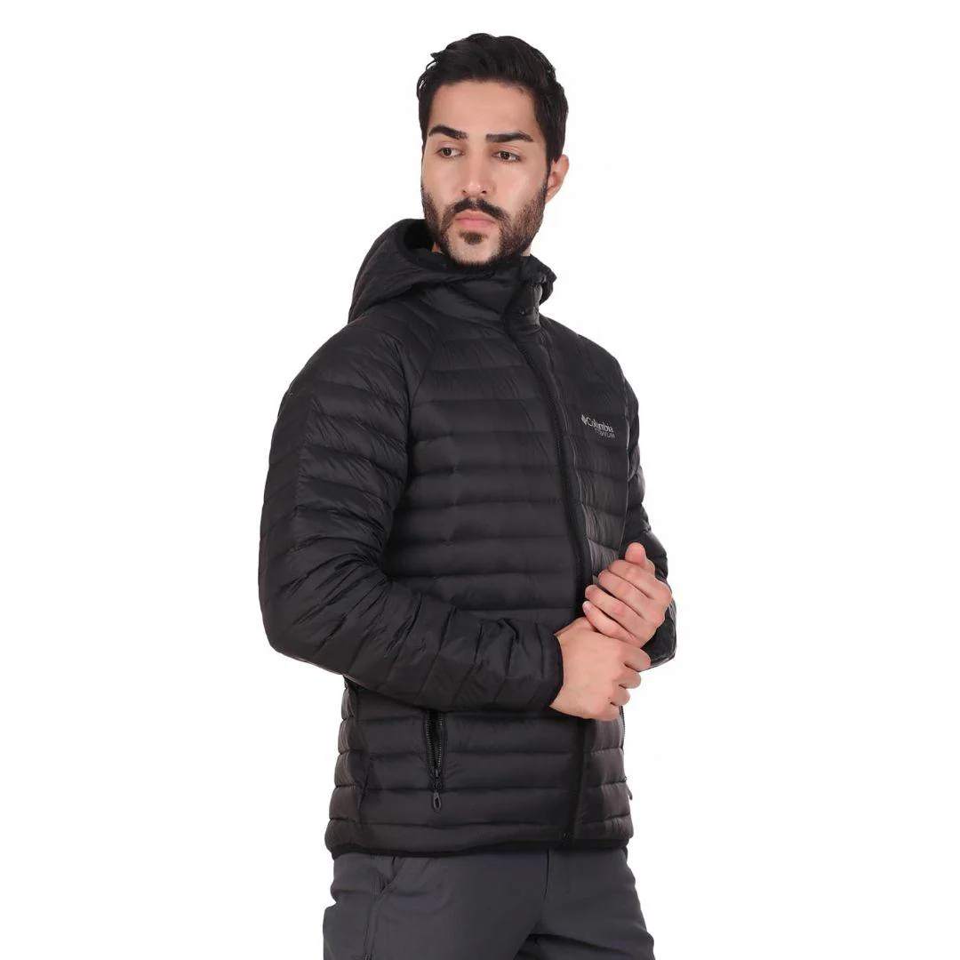 Columbia Men Black Alpha Trail Down Hooded Jacket - Image 7