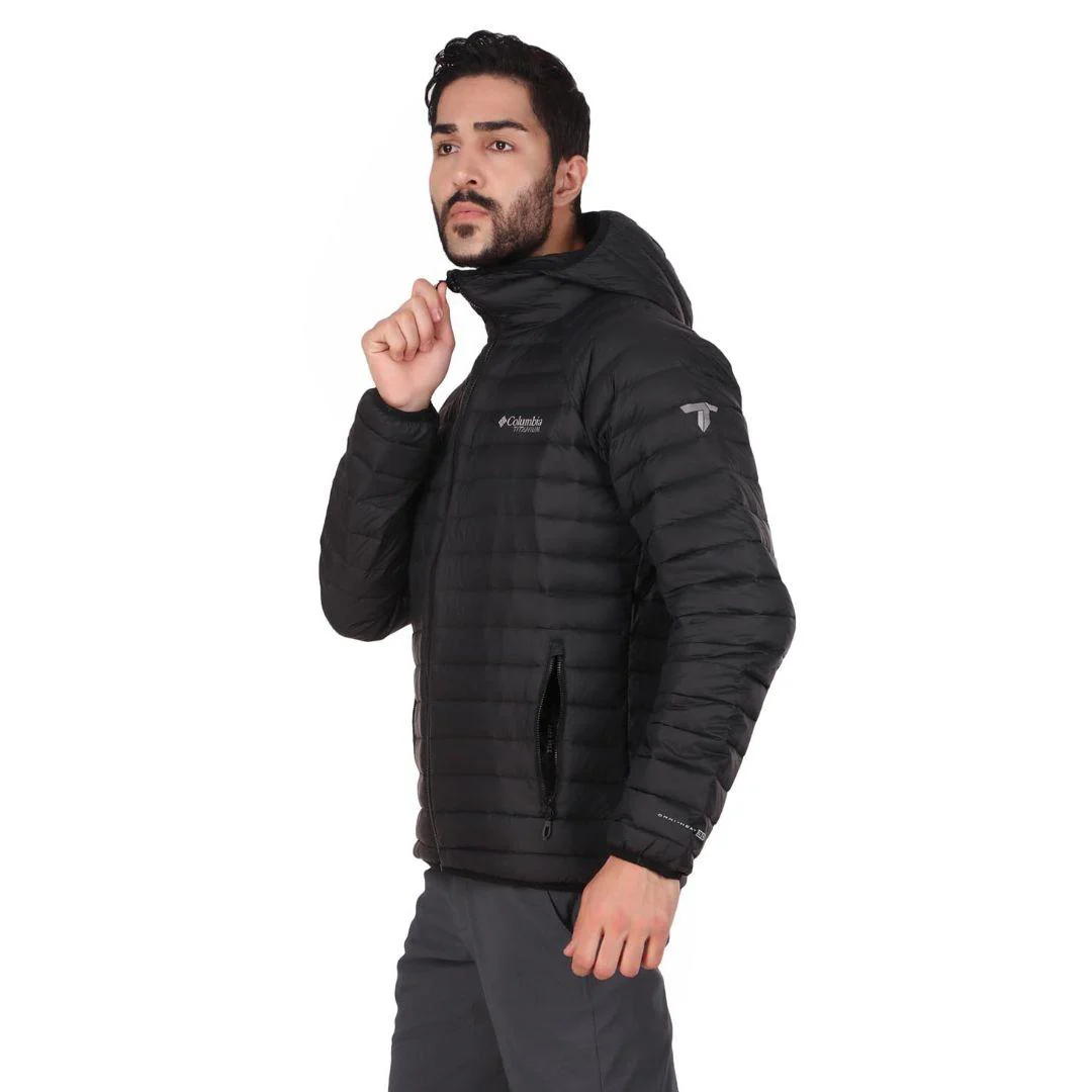 Columbia Men Black Alpha Trail Down Hooded Jacket - Image 8