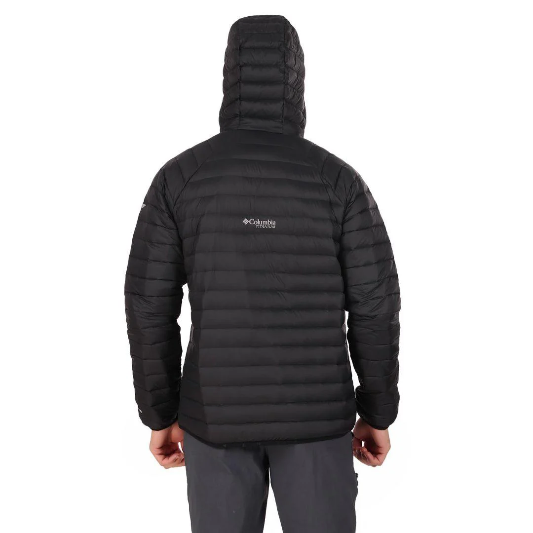 Columbia Men Black Alpha Trail Down Hooded Jacket - Image 9