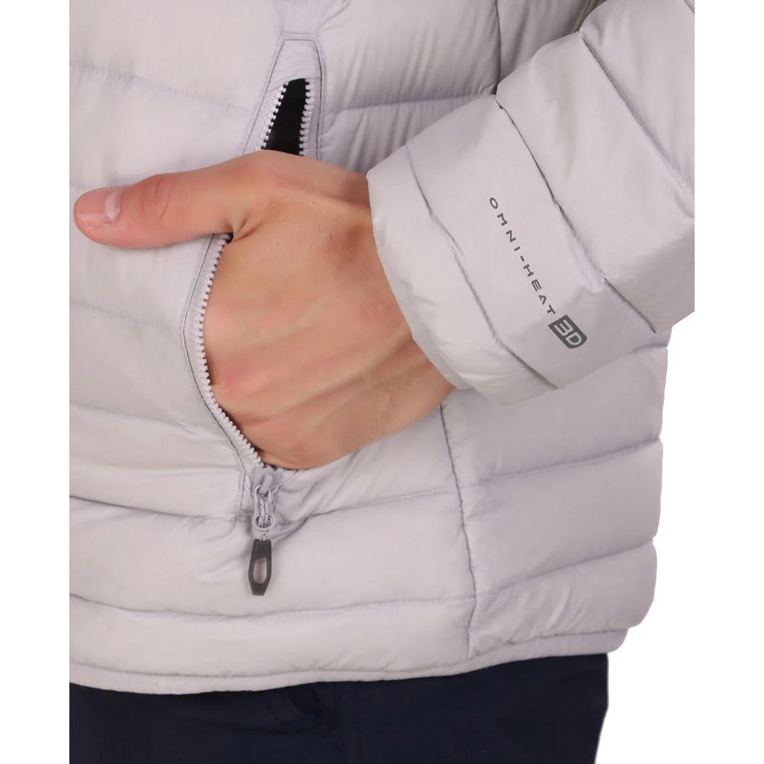 Columbia Men Grey Alpha Trail Down Hooded Jacket - Image 2