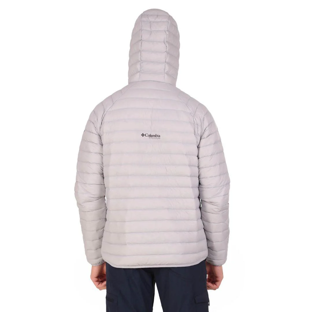 Columbia Men Grey Alpha Trail Down Hooded Jacket - Image 9