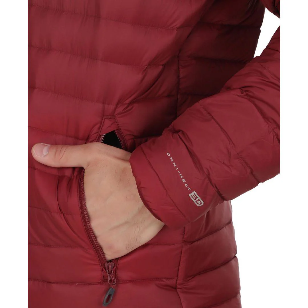 Columbia Men Red Alpha Trail Down Hooded Jacket - Image 2