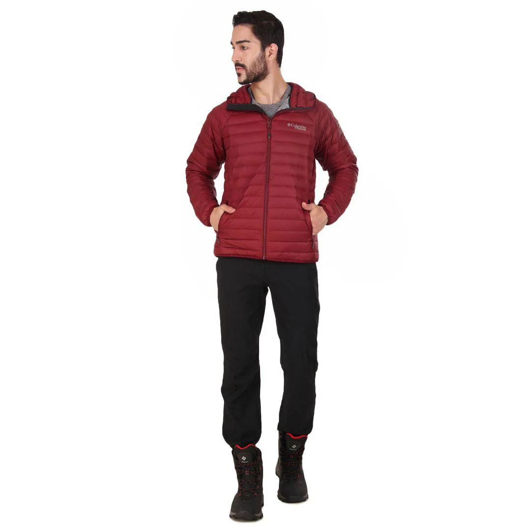 Columbia Men Red Alpha Trail Down Hooded Jacket - Image 5