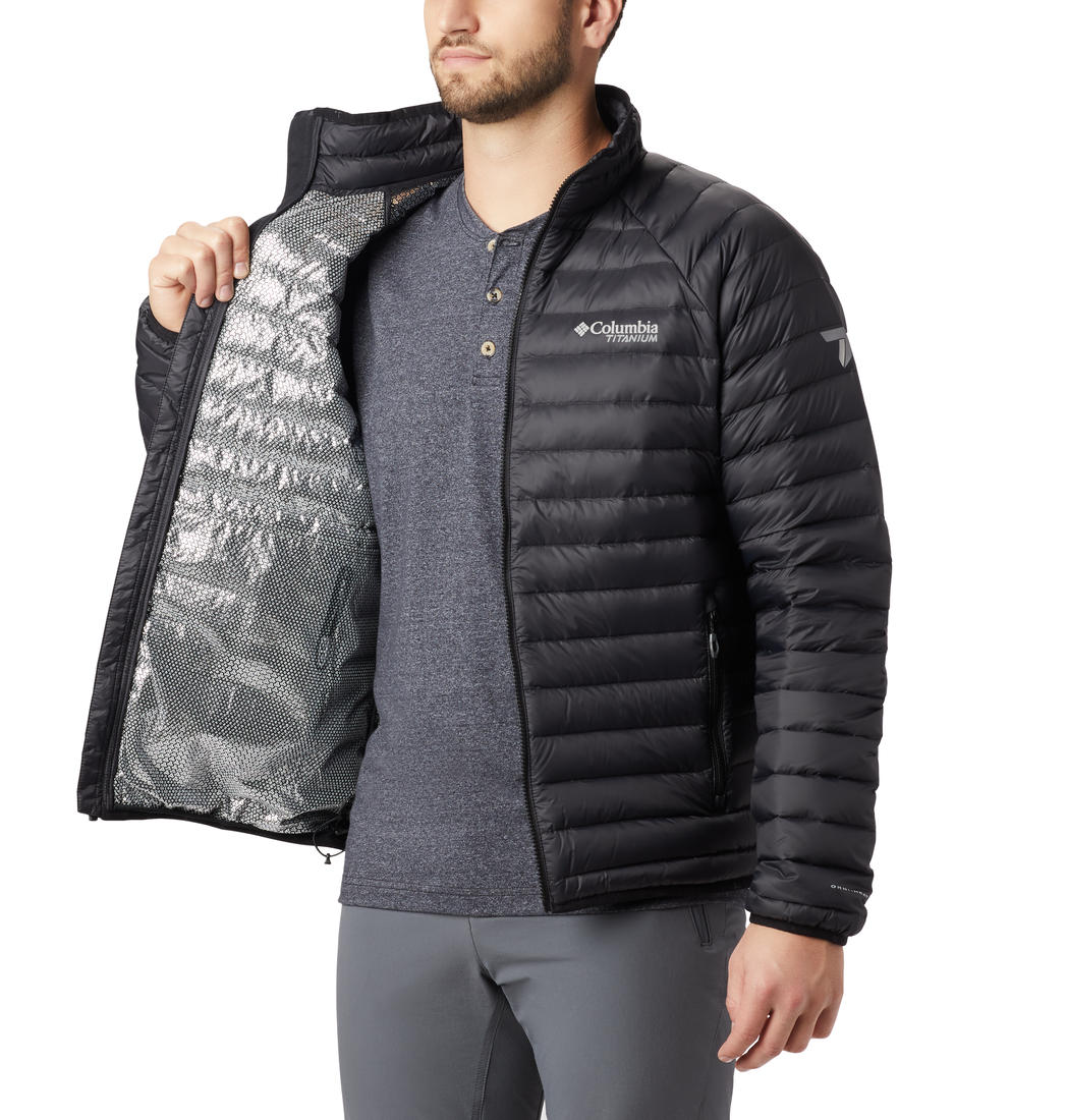 Columbia Men Black Alpha Trail Down Jacket - Image 2