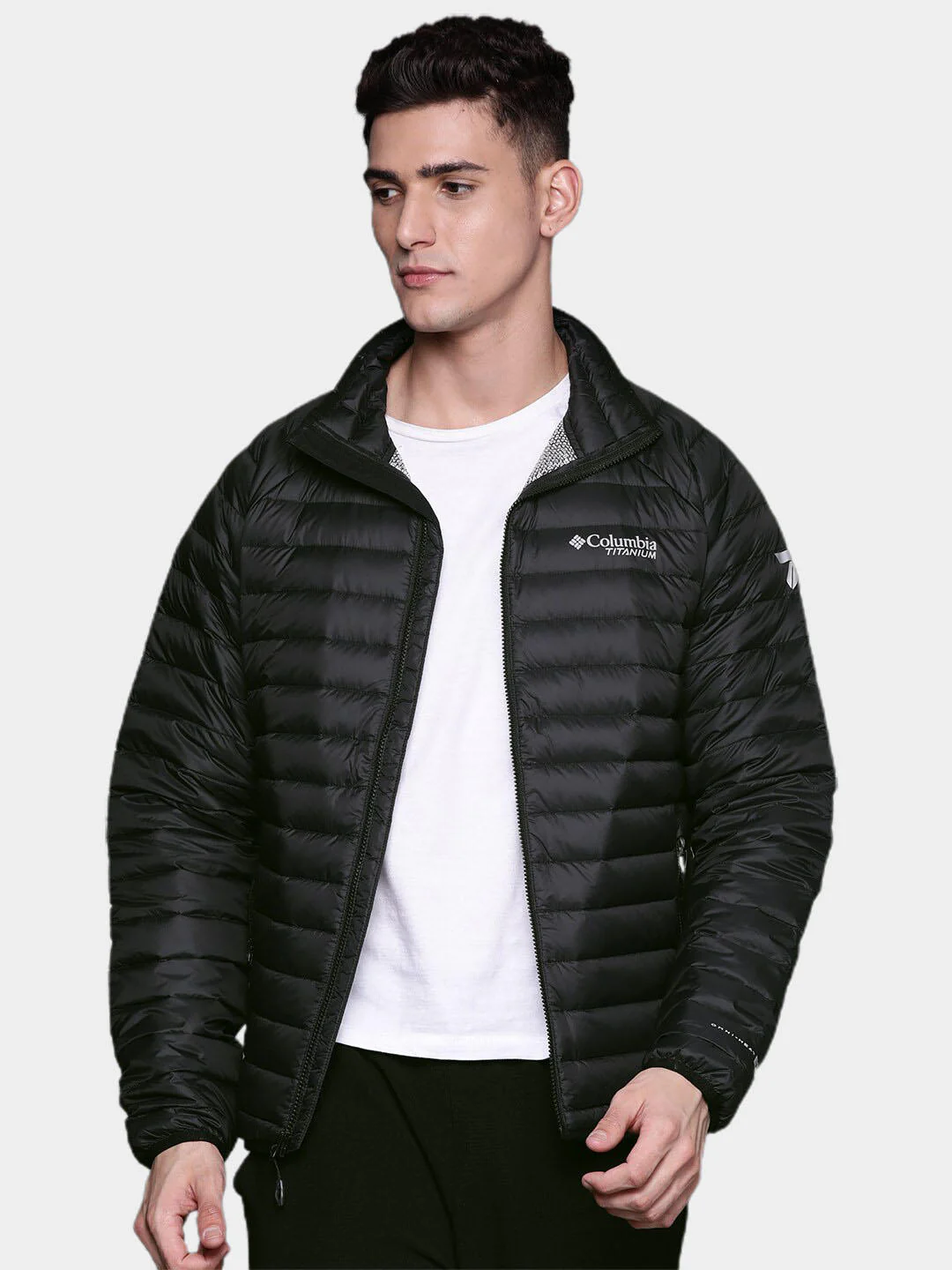 Columbia Men Black Alpha Trail Down Jacket - Image 8