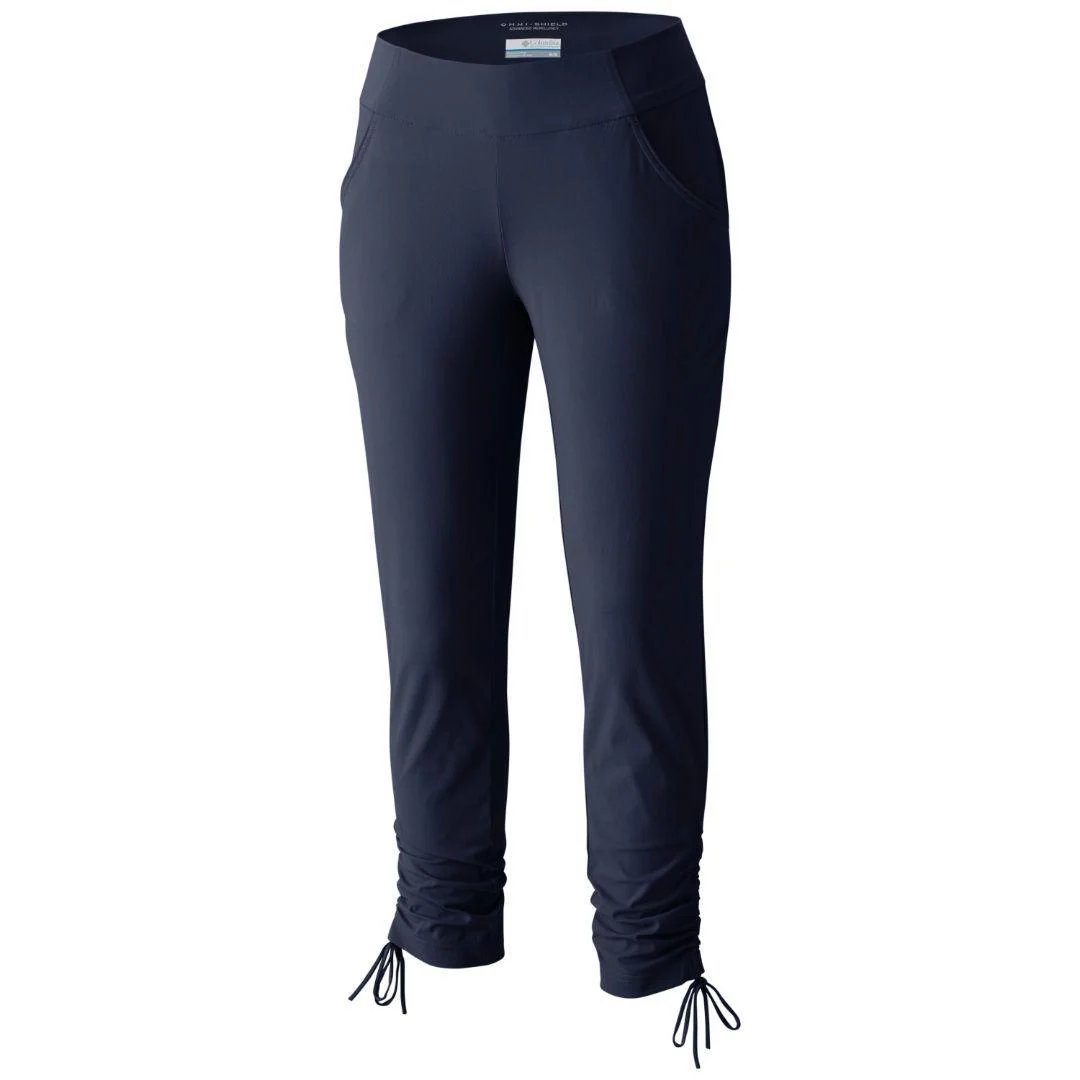 Columbia Women Navy Blue Anytime Casual Ankle Pant (Sun Protection) - Image 2