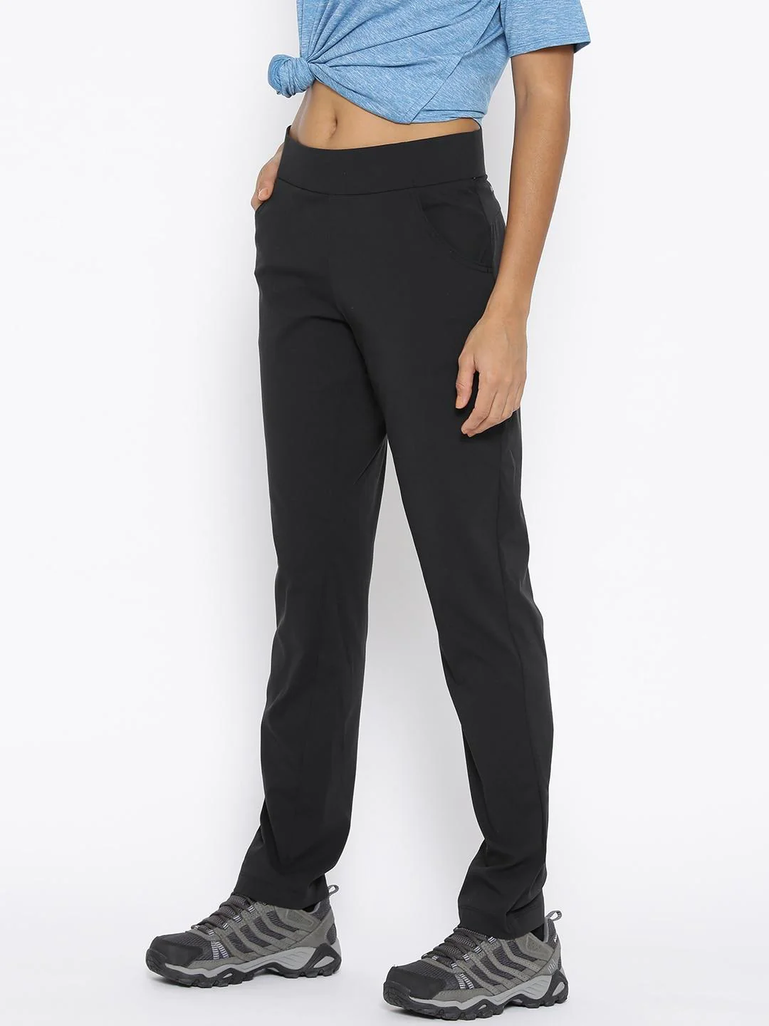 Columbia Women Black Anytime Casual Pull On Pant (Sun Protection) - Image 7