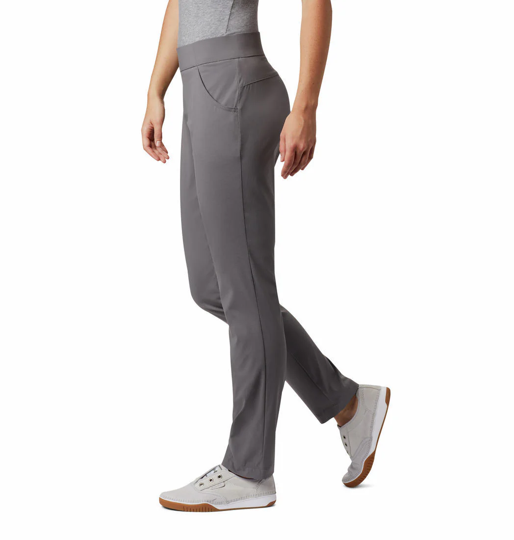 Columbia Women Grey Anytime Casual Pull On Pant (Sun Protection) - Image 6