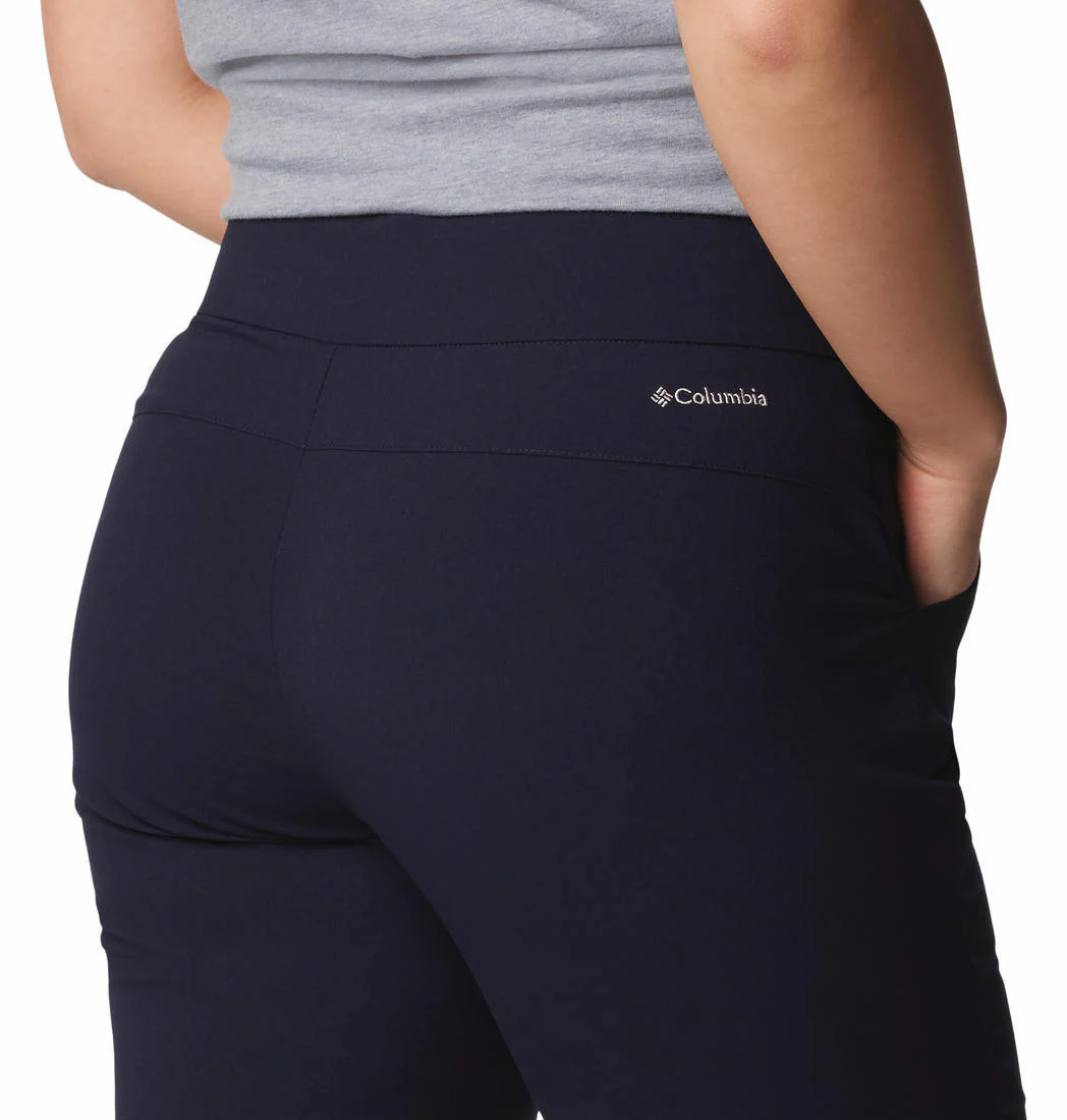 Columbia Women Navy Blue Anytime Casual Pull On Pant (Sun Protection) - Image 4