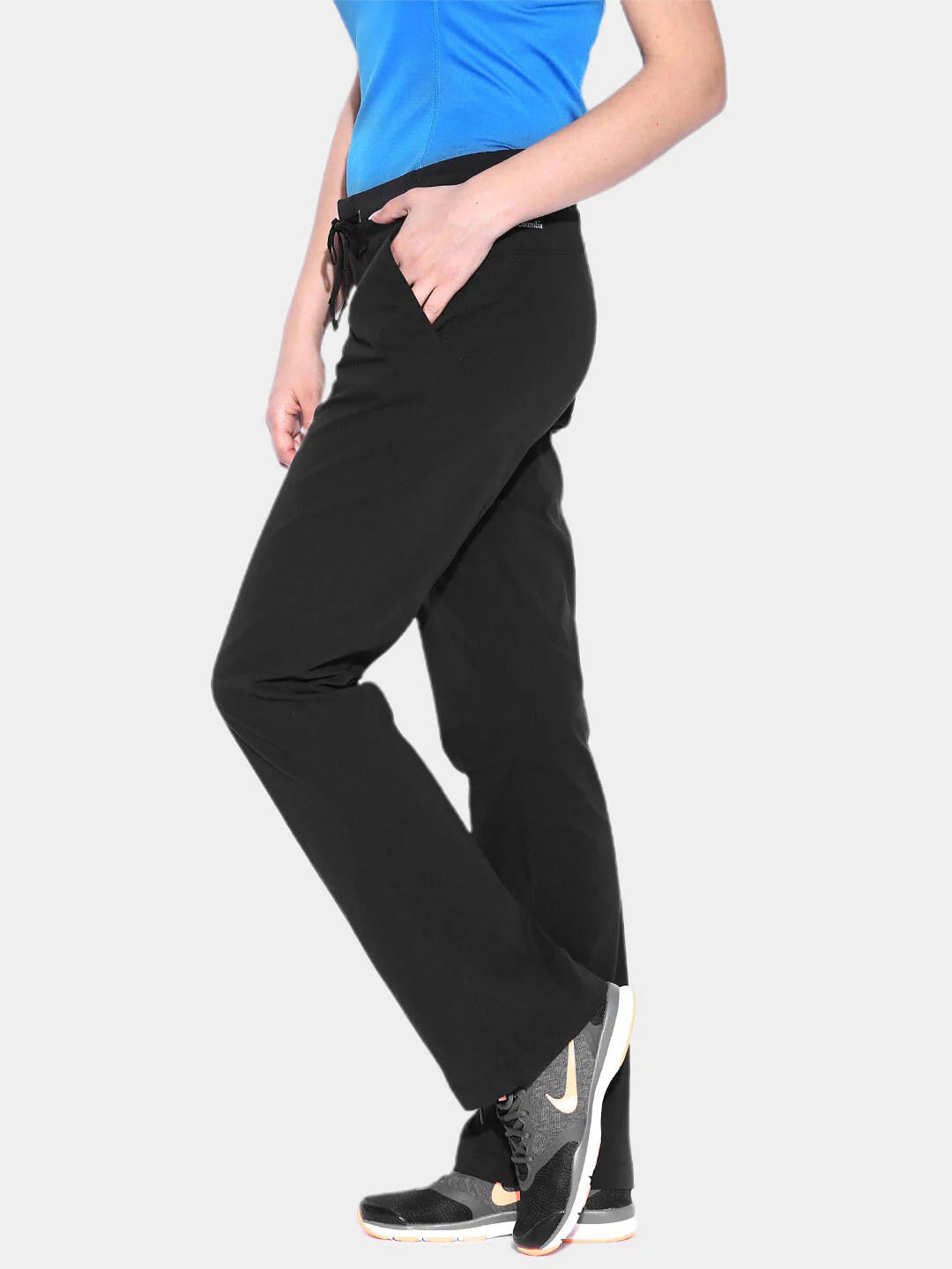 Columbia Women Black Anytime Outdoor Boot Cut Pant (Sun Protection) - Image 2