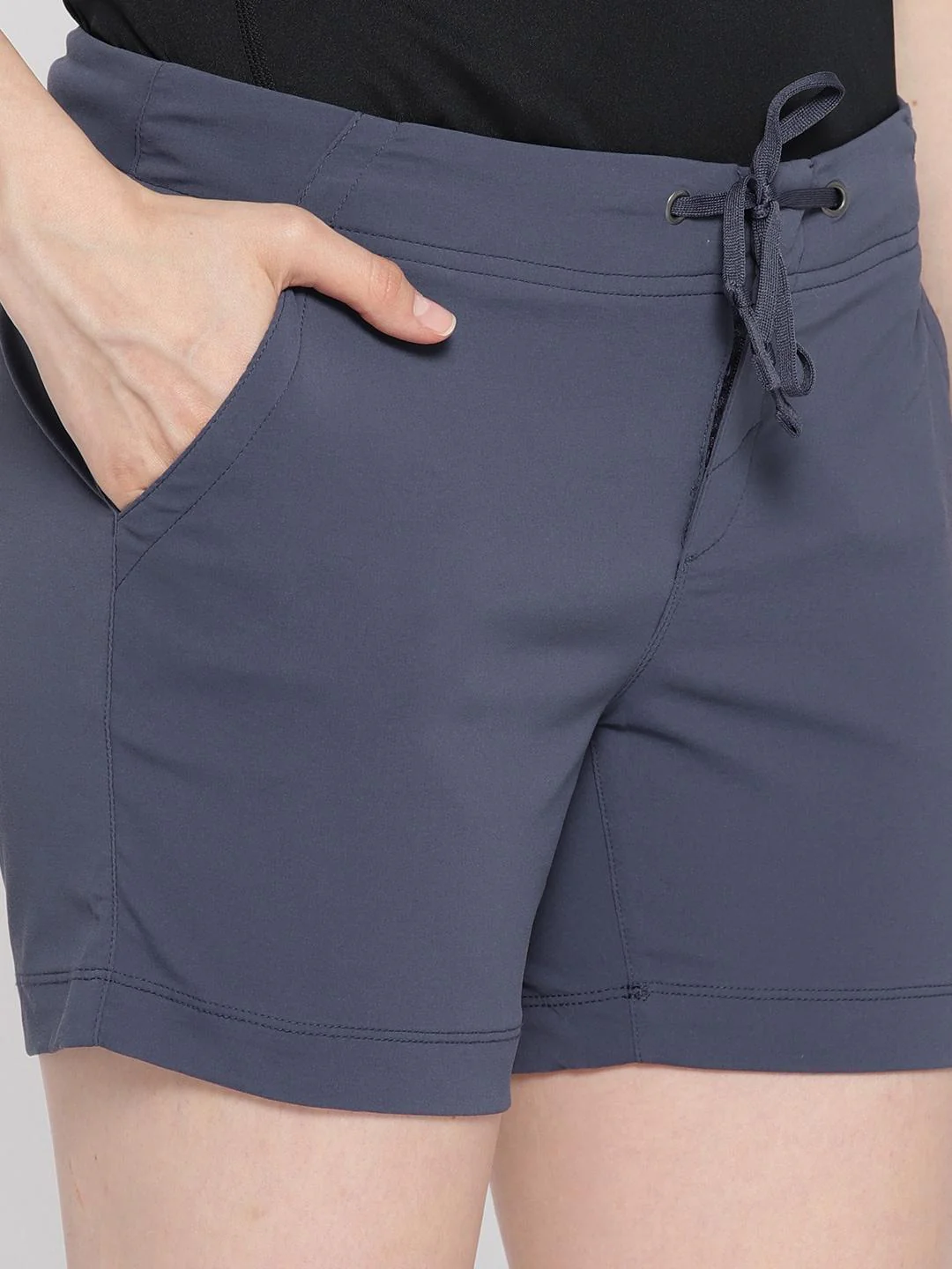 Columbia Women Navy Blue Anytime Outdoor Short (Sun Protection) - Image 5