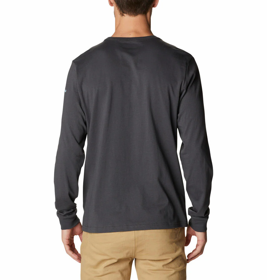 Columbia Men Black Apres Lifestyle Graphic Long Sleeve - Image 6