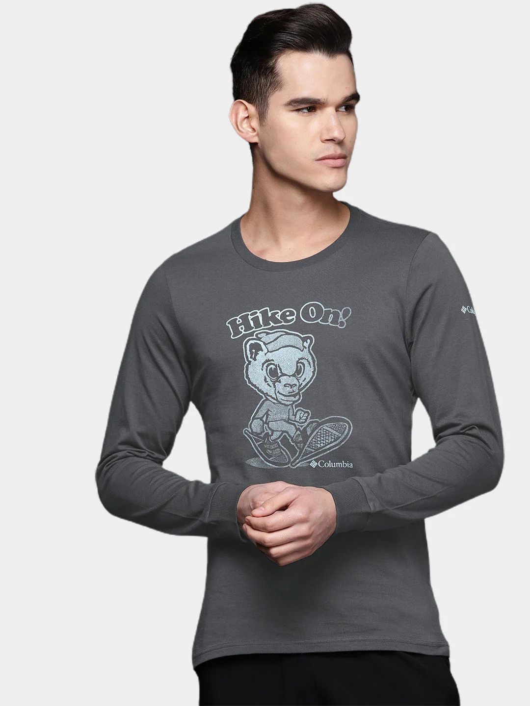 Columbia Men Black Apres Lifestyle Graphic Long Sleeve - Image 8