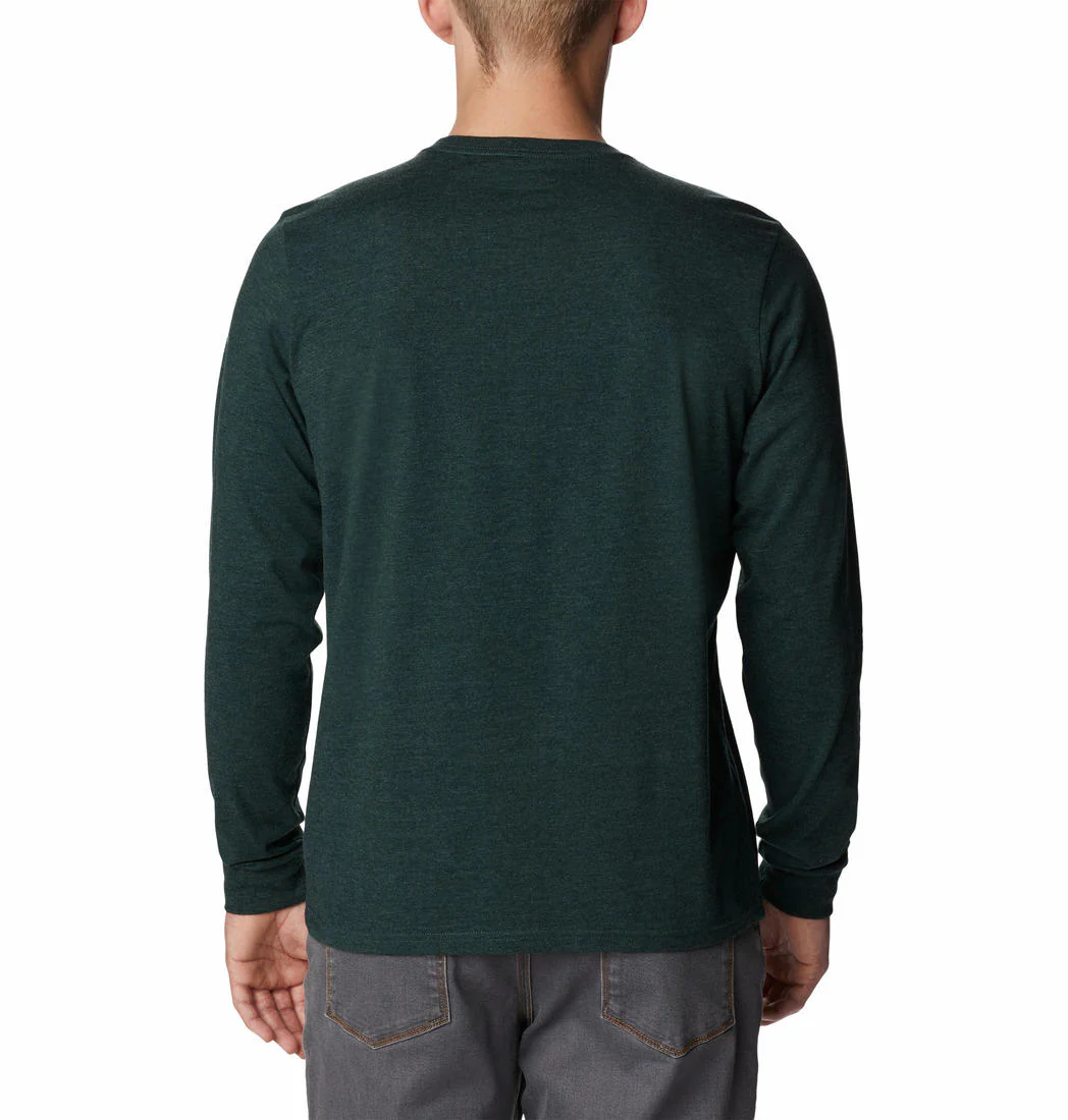 Columbia Men Green Apres Lifestyle Graphic Long Sleeve - Image 6