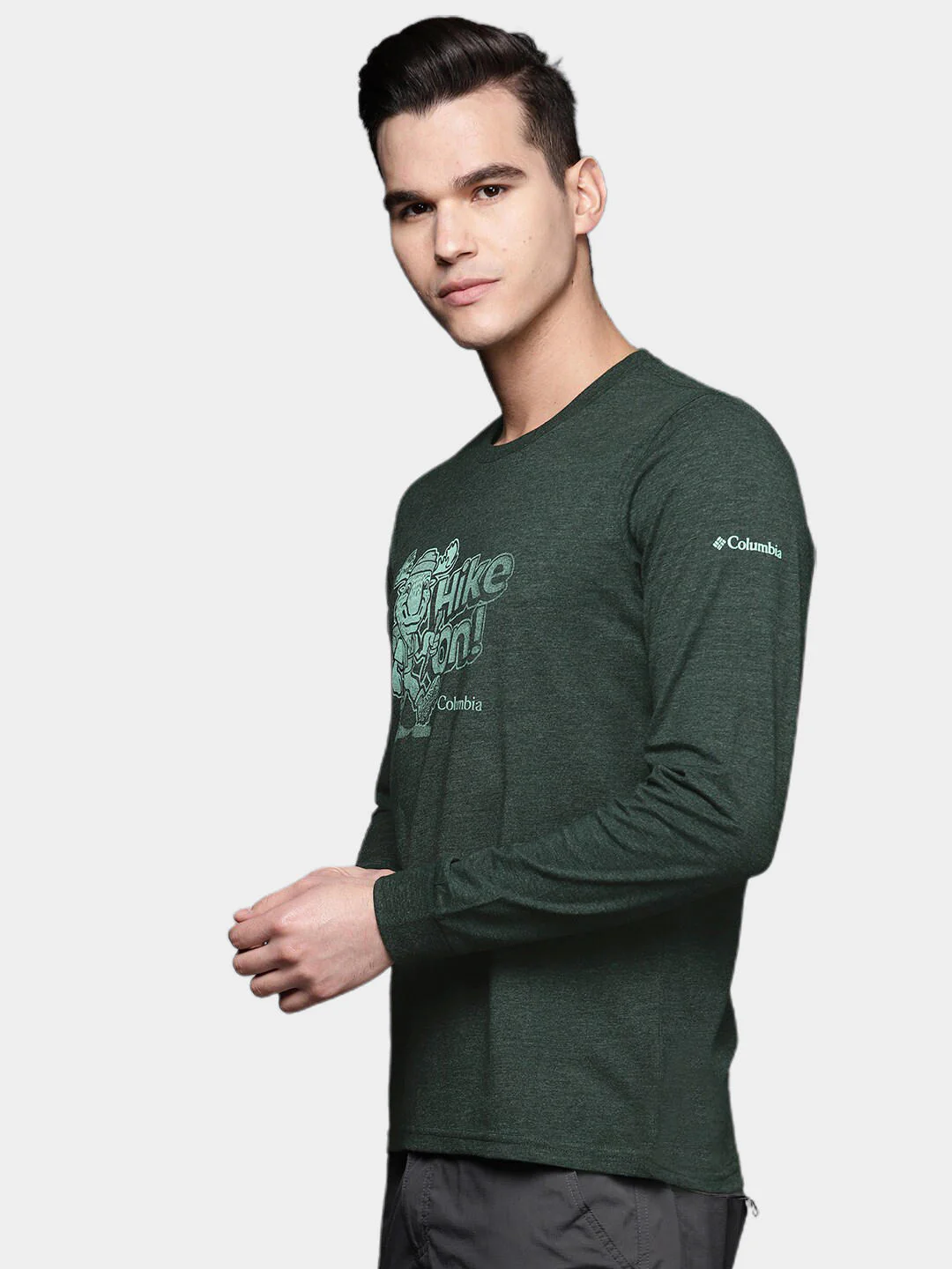 Columbia Men Green Apres Lifestyle Graphic Long Sleeve - Image 9