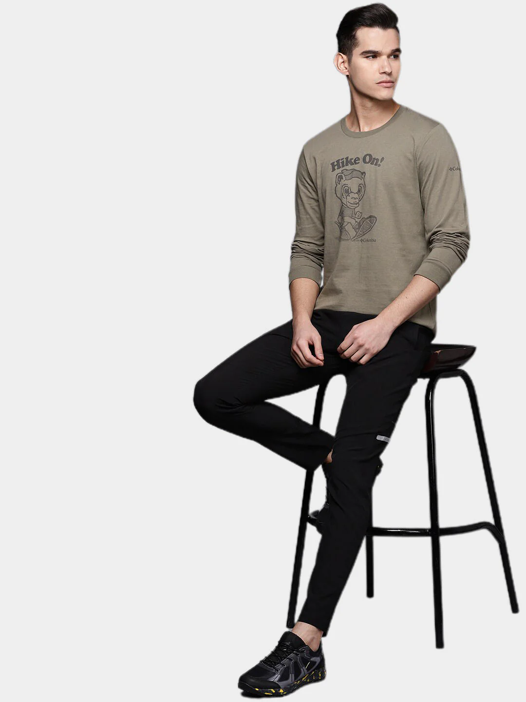 Columbia Men Green Apres Lifestyle Graphic Long Sleeve - Image 10