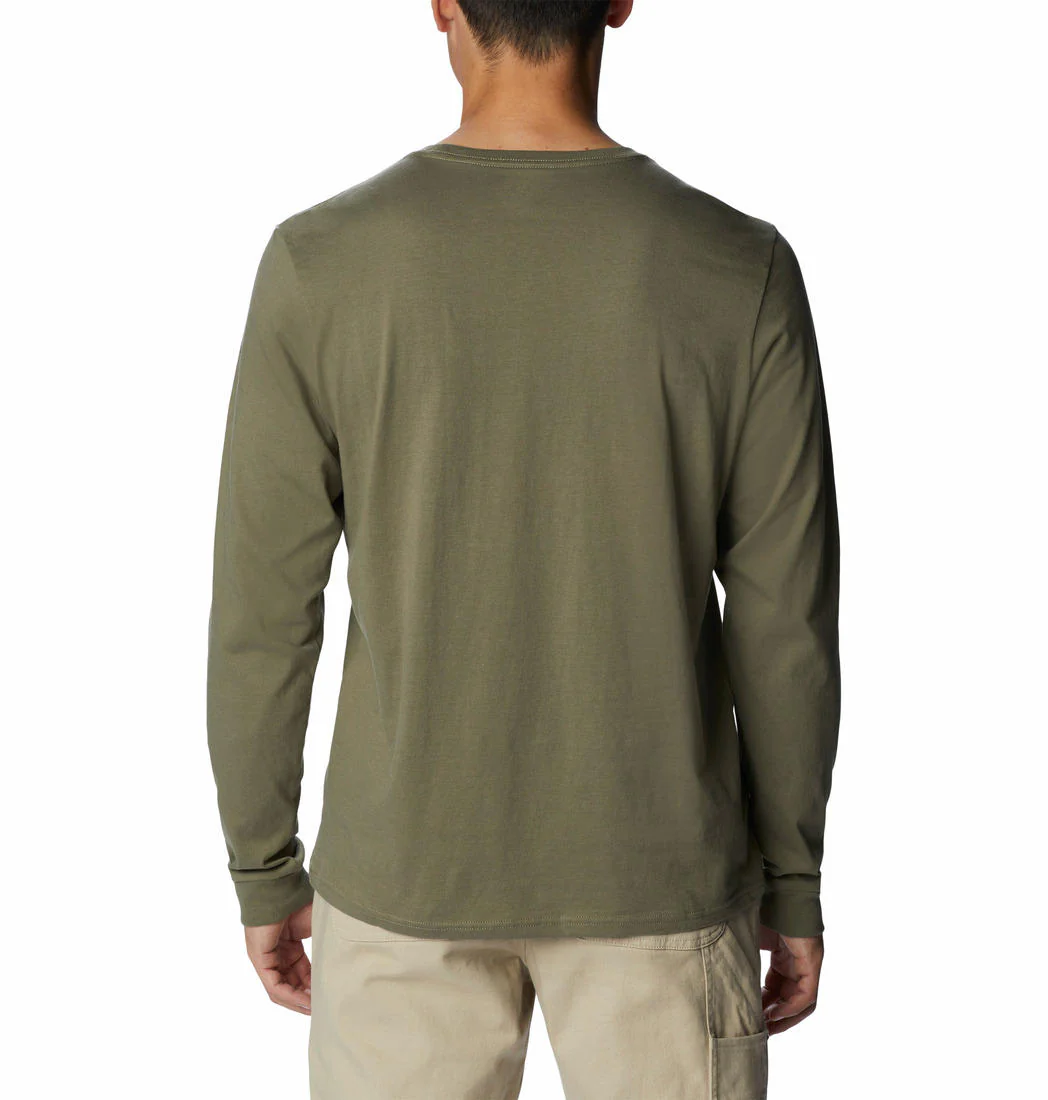 Columbia Men Green Apres Lifestyle Graphic Long Sleeve - Image 6