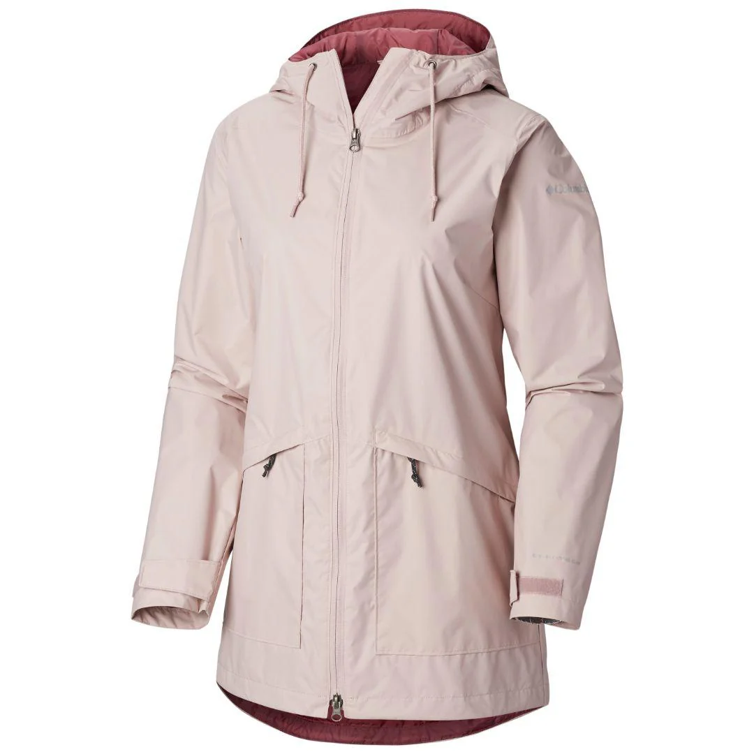 Columbia Women Red Arcadia Casual Jacket Waterproof