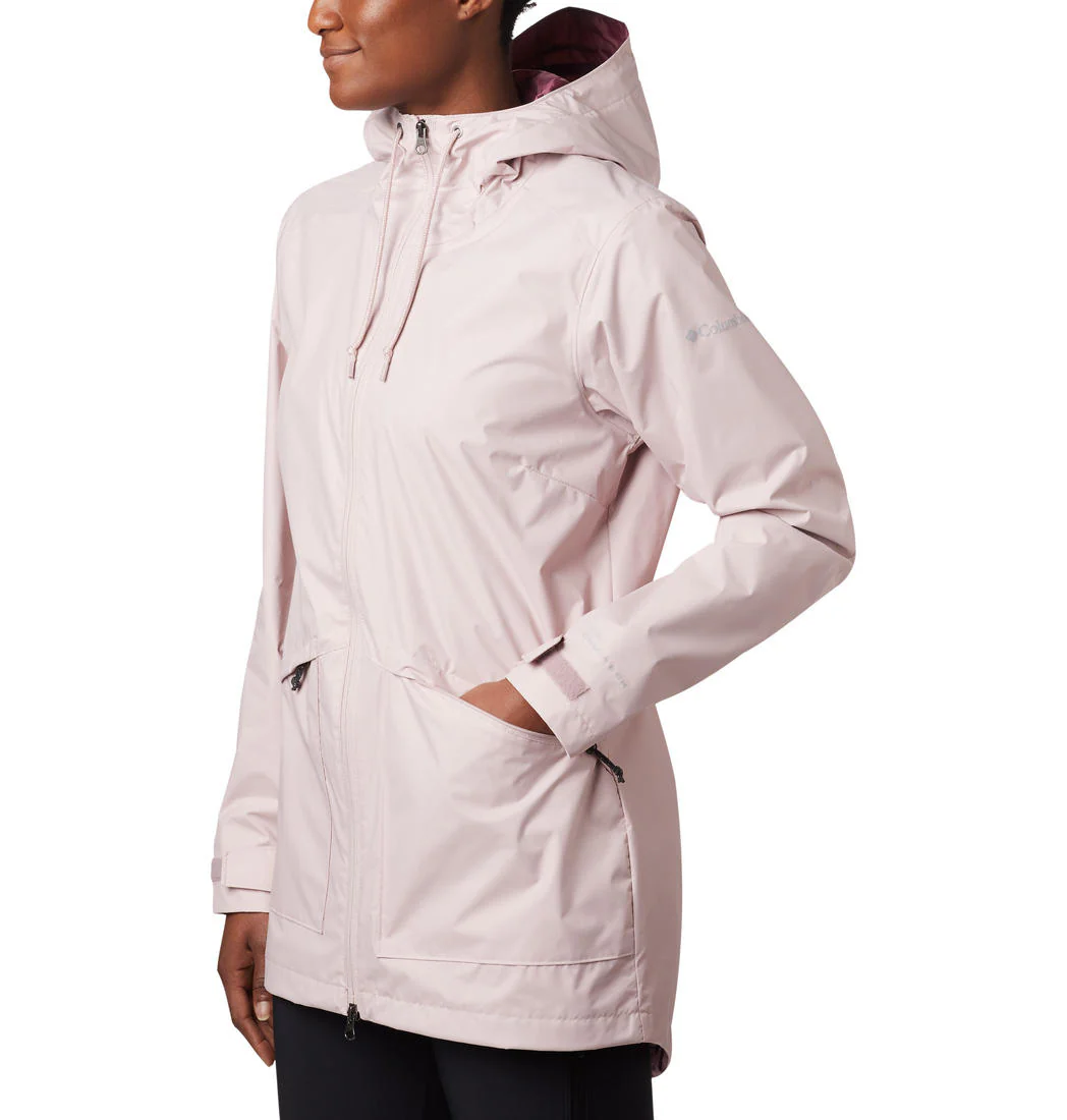 Columbia Women Red Arcadia Casual Jacket Waterproof - Image 4