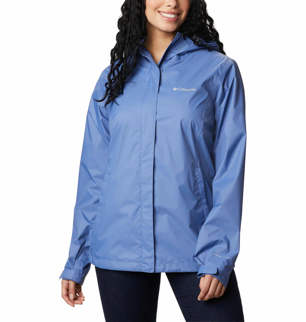 Columbia Women Blue Arcadia II Jacket Waterproof