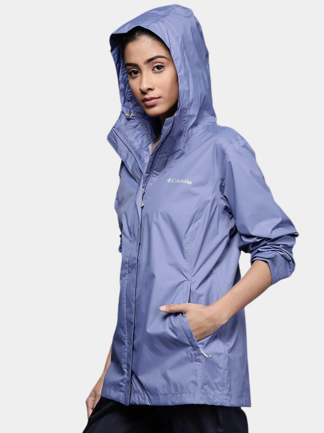 Columbia Women Blue Arcadia II Jacket Waterproof - Image 11