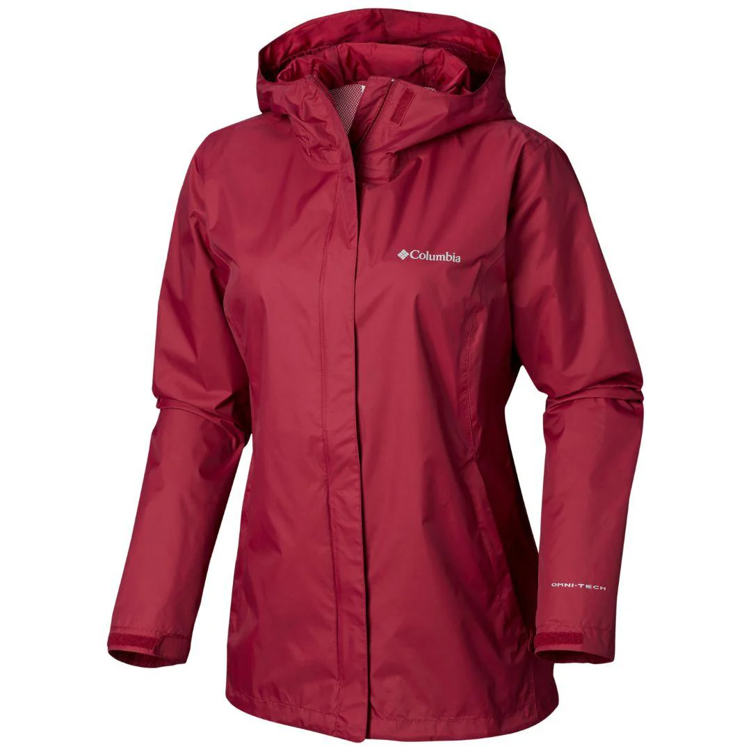 Columbia Women Purple Arcadia II Jacket Waterproof