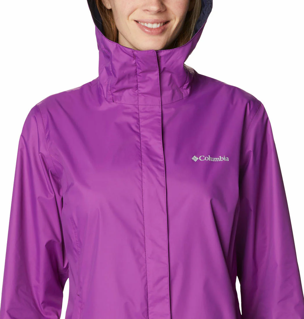 Columbia Women Purple Arcadia II Jacket Waterproof - Image 2
