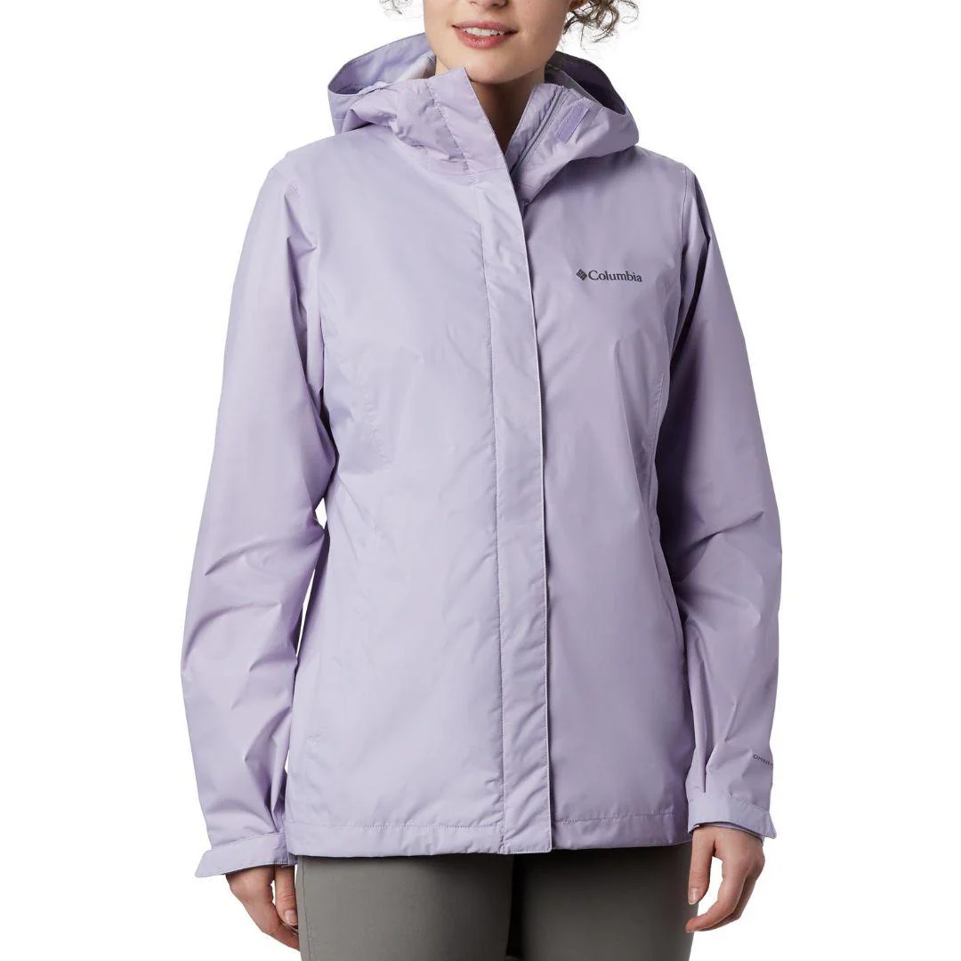Columbia Women Purple Arcadia II Jacket Waterproof