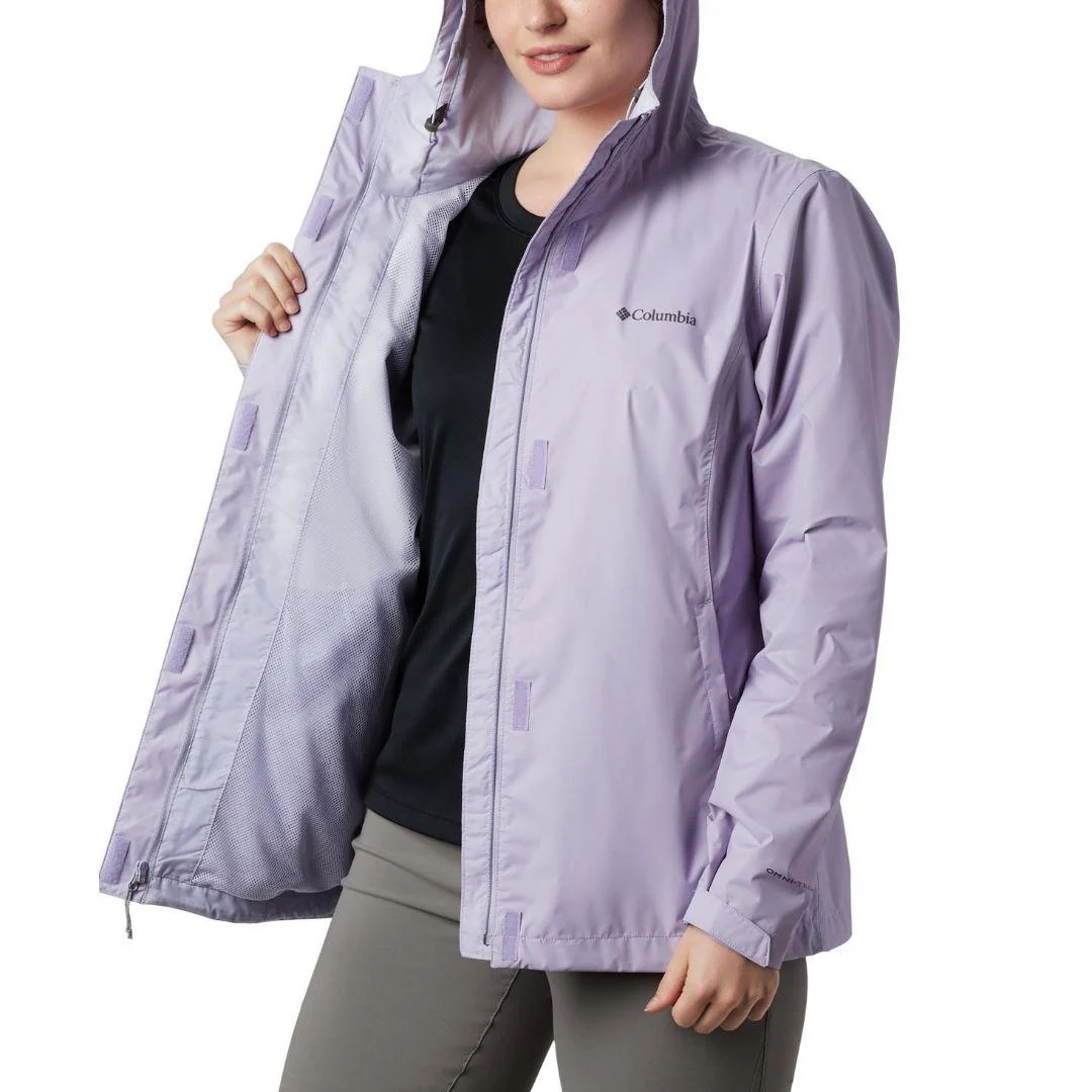 Columbia Women Purple Arcadia II Jacket Waterproof - Image 2