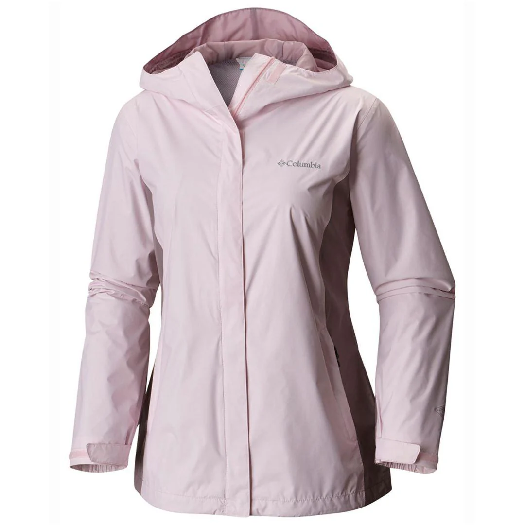 Columbia Women Red Arcadia II Jacket Waterproof