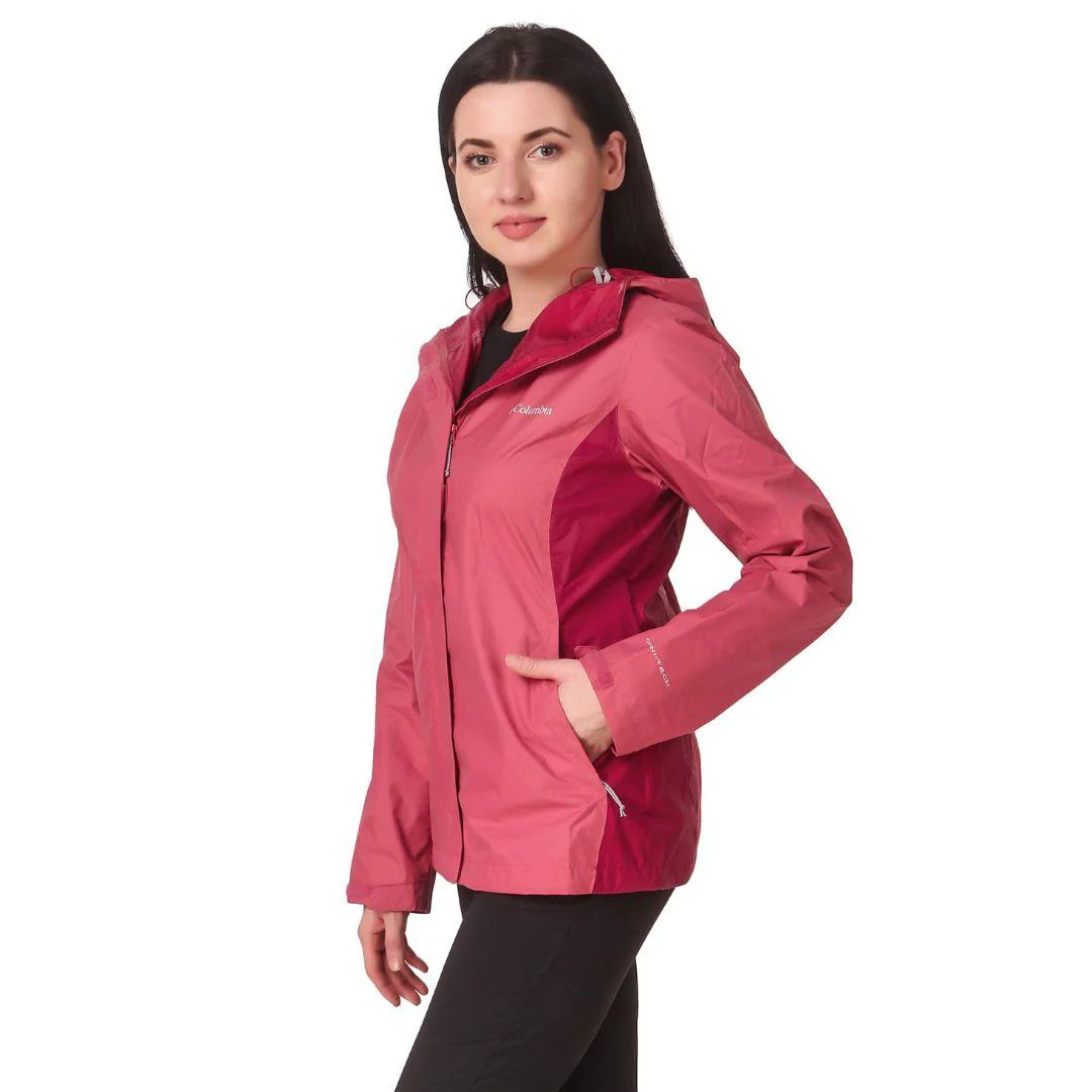 Columbia Women Red Arcadia II Jacket Waterproof - Image 2