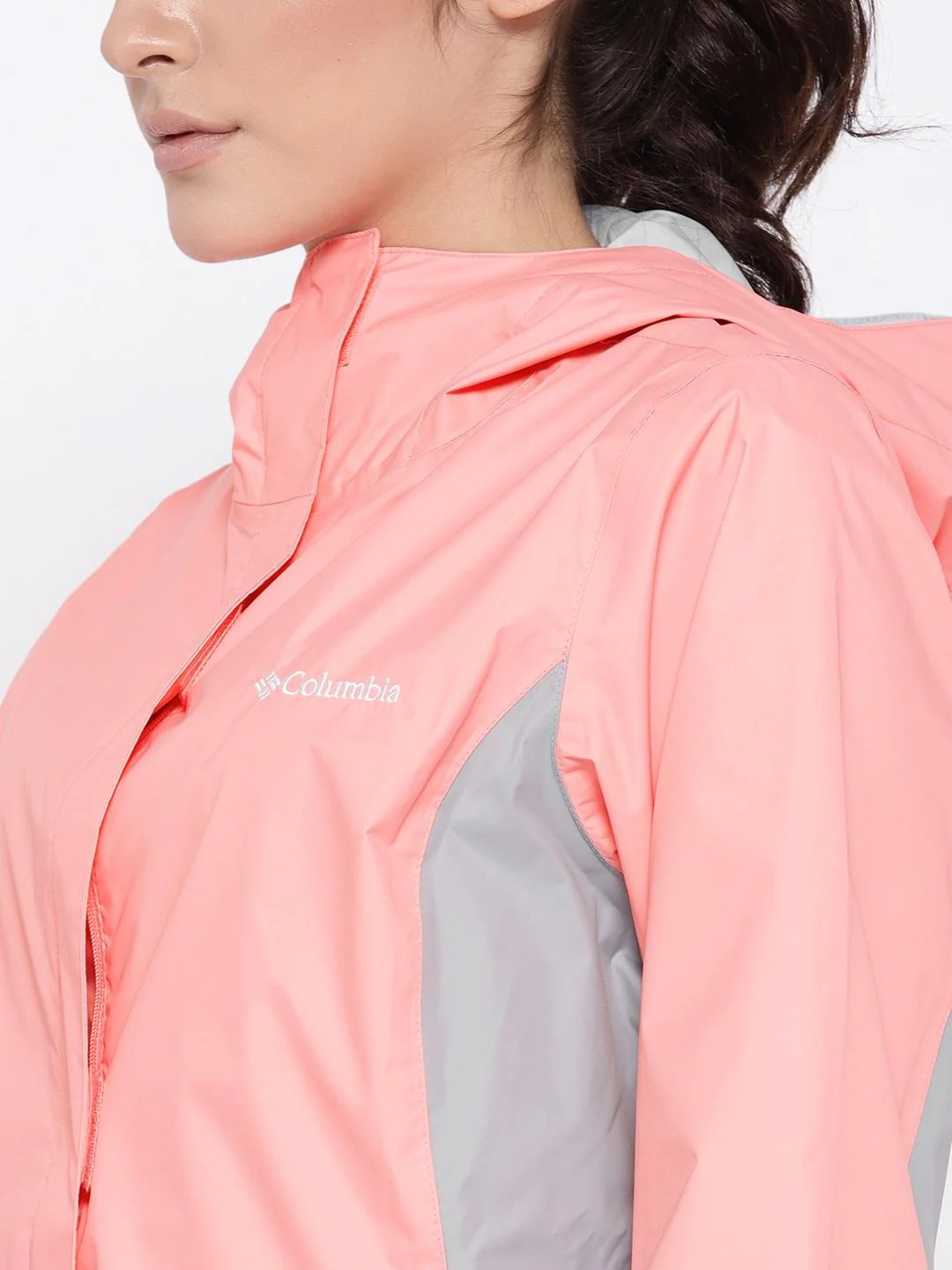 Columbia Women Orange Arcadia II Jacket Waterproof - Image 2