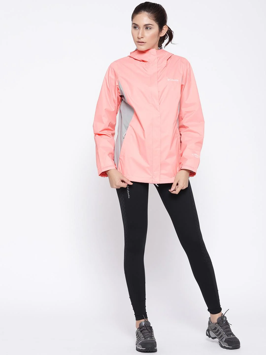 Columbia Women Orange Arcadia II Jacket Waterproof - Image 5
