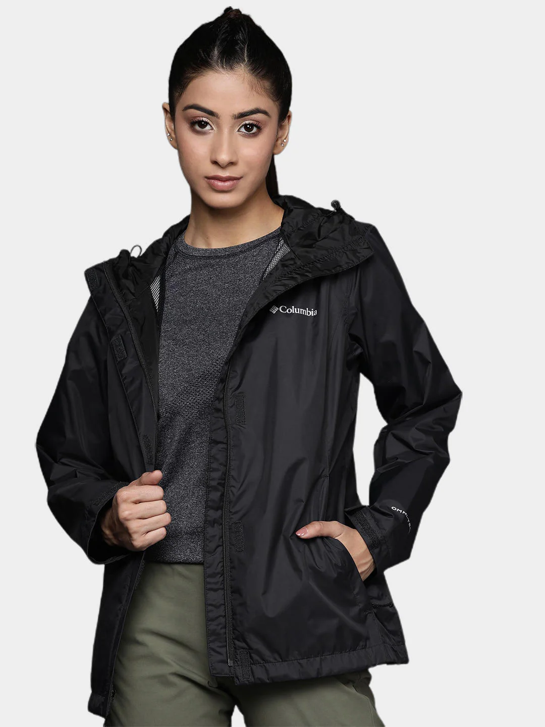 Columbia Women Black Arcadia II Jacket Waterproof - Image 10