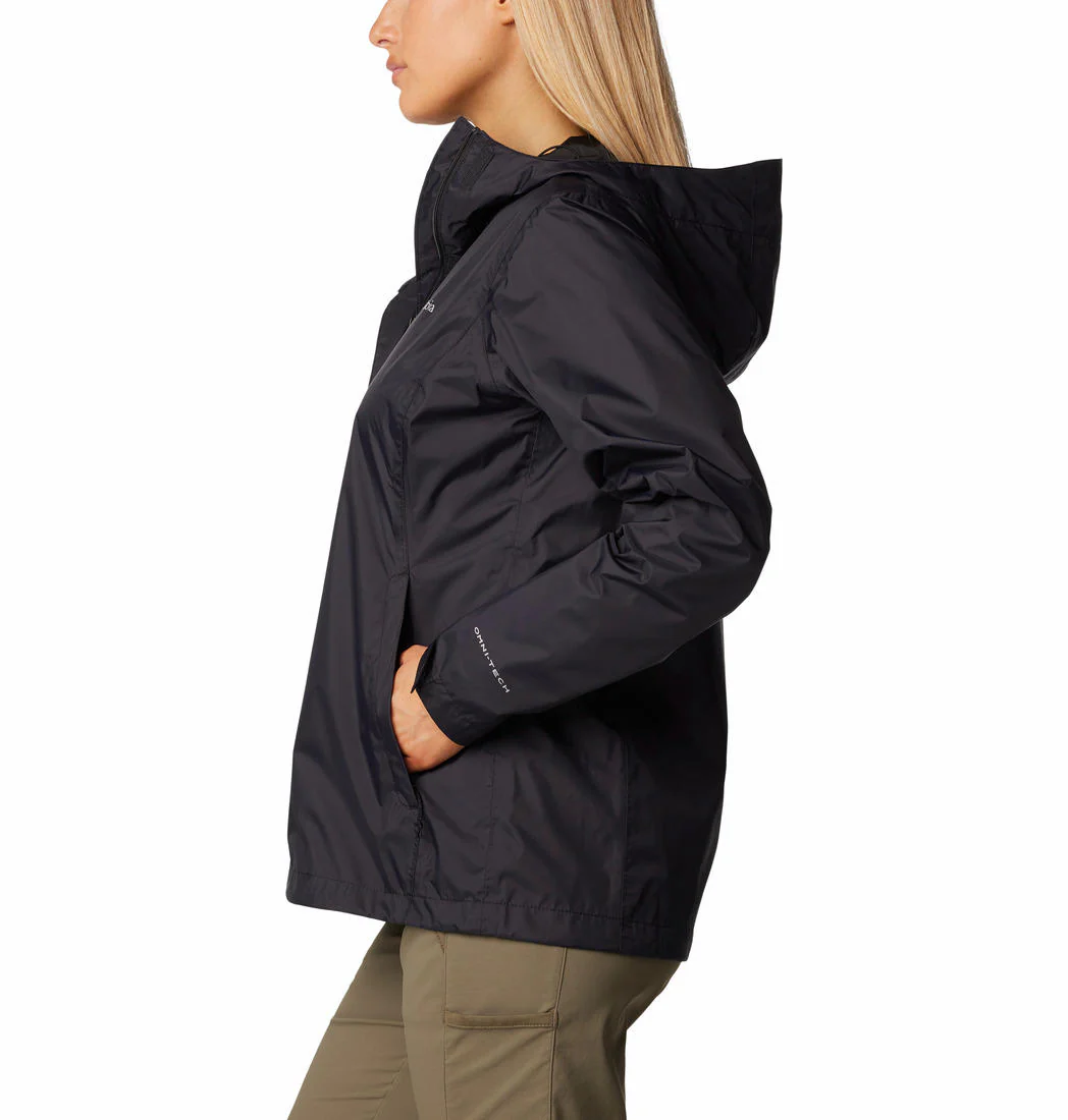 Columbia Women Black Arcadia II Jacket Waterproof - Image 2