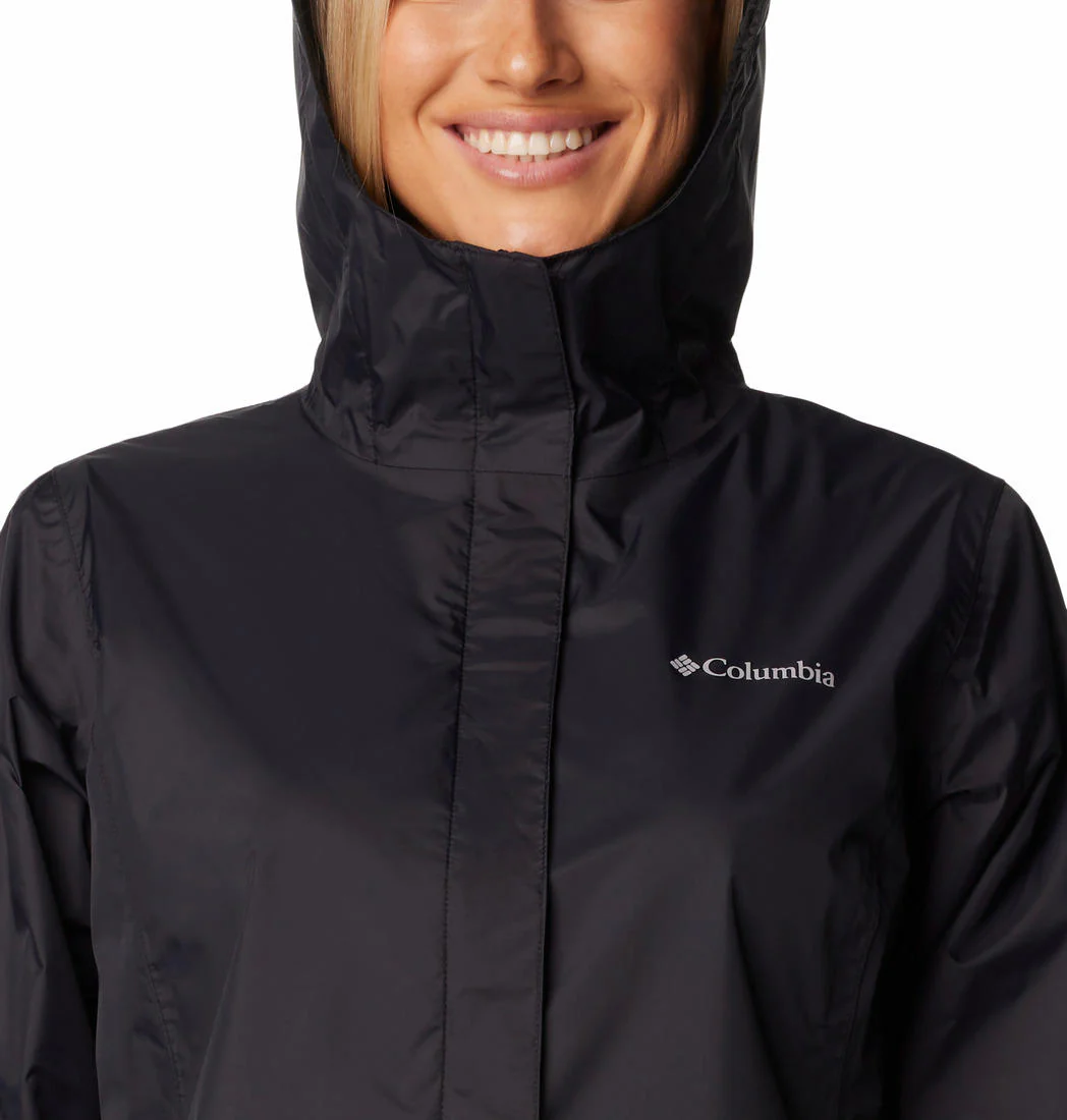 Columbia Women Black Arcadia II Jacket Waterproof - Image 3